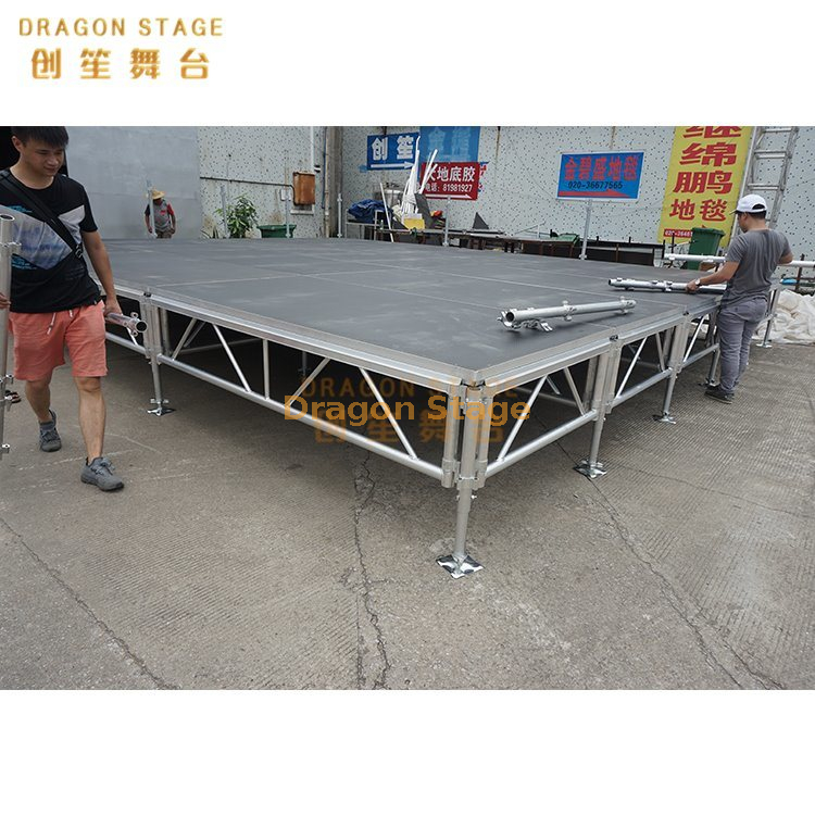 aluminum modular stage (5) palco modular em alumínio (5)