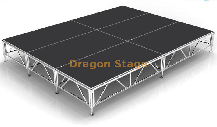 aluminium outdoor concert stage 16x12ft4.88x3.66m ALUMINA AO CONCERT ele