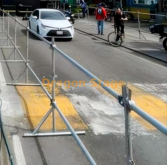 Steel Barrier Stand Suporte de barreira de aço