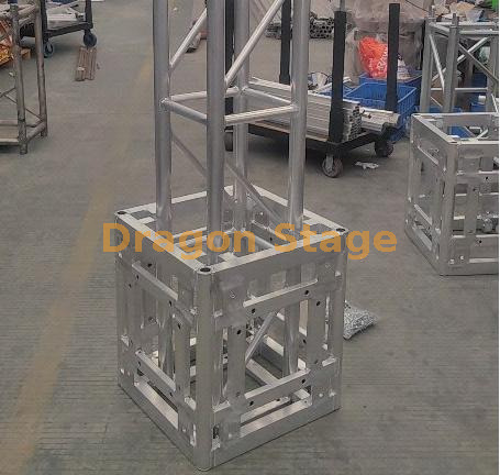 Factory Stage Truss Lifting System Aluminum Sleeve Block for Screw Truss 300mm 400mm 500x600mm 520x760mm 600x760mm Sistema de elevação de treliça de fábrica Bloco de manga de alumínio para treliça de parafuso 300mm 400mm 500x600mm 520x760mm 600x760mm