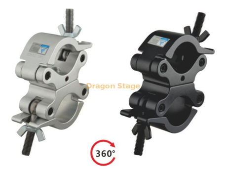 Material giratório das braçadeiras leves: 6061 SWL:500kg Tubo: 48-51mm Kg: 1,02kg