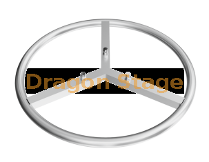 Treliça de iluminação com parafuso circular de alumínio personalizado