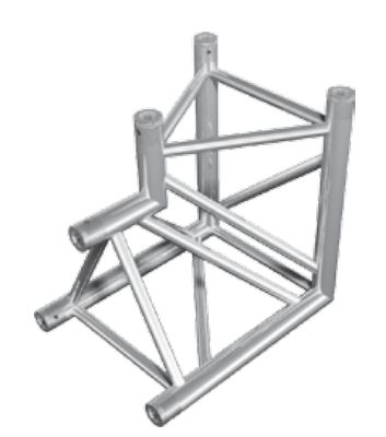Treliça de tubos triangulares FT43-C25/HT43-C25 50×2 para venda