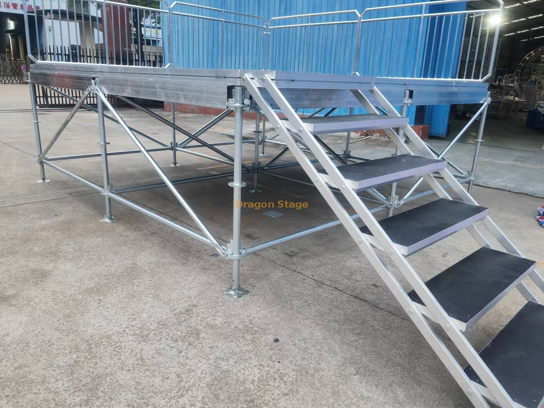 Palco móvel portátil Ringlock Truss 10x6m