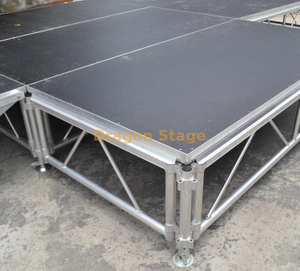 Palco modular destacável 10,98x7,32m do concerto da fase todo-o-terreno exterior de alumínio do evento