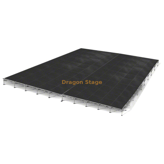 Sistema modular de palco de alumínio de 40x40 pés com pernas ajustáveis