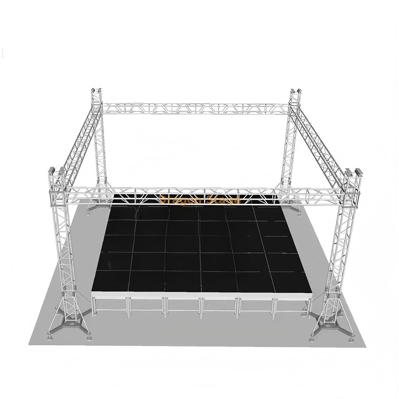  sistema móvel do fardo da fase da liga de alumínio de 9x9x5m