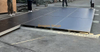 Frame preto ao ar livre 15x30m tenda de festa de casamento com parede de vidro e piso de cassete
