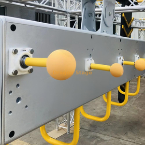 Caixas de travessia com barra de macaco