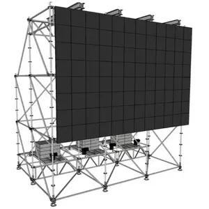 Sistema Ringlock 6x4x6m para Tela LED 6x4m com 4 Seções Superiores e 3 Reatores de Água