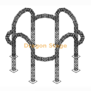 Sistema de exibição de treliça curva multi-arco (estrutura de treliça circular de alumínio)
