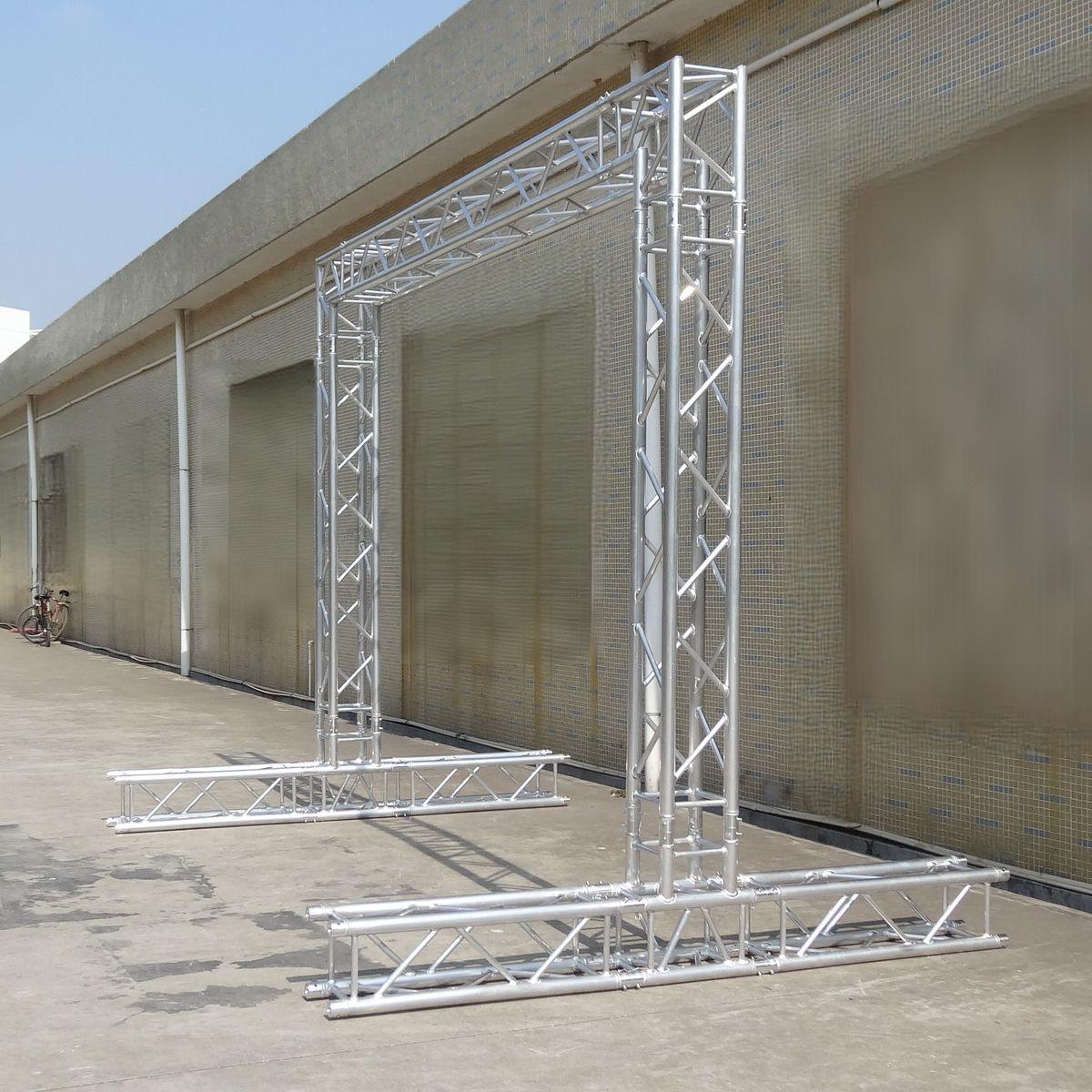 Treli&ccedil;a de poste de alum&iacute;nio de 3x3m com base de 2,5m de profundidade para eventos esportivos, sinaliza&ccedil;&atilde;o de entrada e branding.jpg