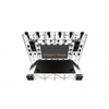 Estrutura de fundo LED Ringlock 12x2x10m com palco Ringlock 8x4x2m e 2 escadas
