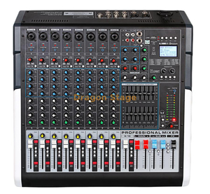 HTS10 Mixer de áudio profissional de 8 canais com efeitos DSP