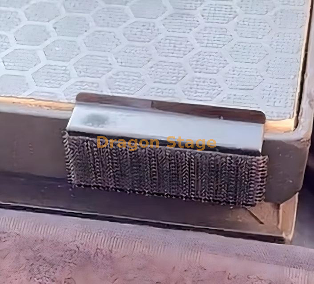 Clipe de saia de palco profissional com superfície de velcro de gancho