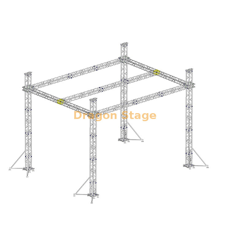 Nova vinda espigão quadrado parafuso treliças de iluminação treliça