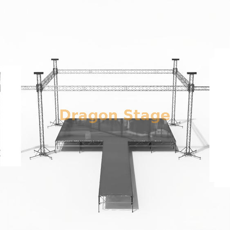 Palco Musical Móvel de Alumínio Desert Ridge 11x7x6m