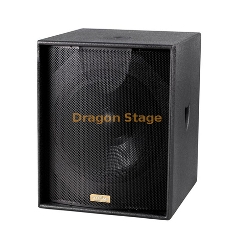 Orador de subwoofer, alimentado ao ar livre para clubes noturnos, shows ao ar livre