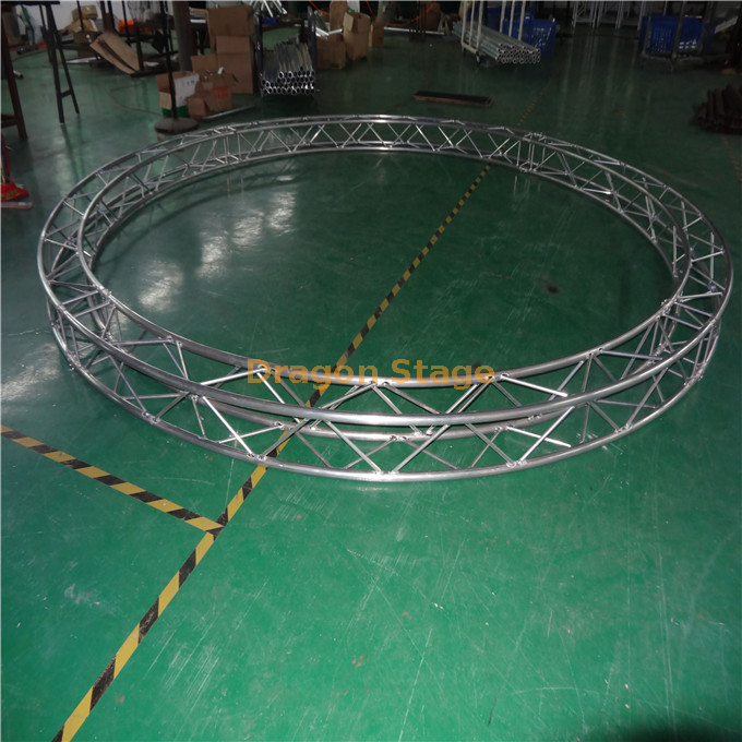 Círculo de alumínio/anel/treliça redonda para luzes LED/equipamento de palco/treliça de palco de concerto para LED 18m