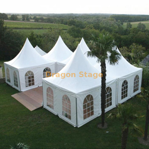 Tenda de festa de capa de PVC branca para eventos e exposições ao ar livre