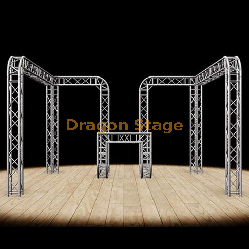 Global Truss 16'x15'x10 'Sistema de Exposição / Sistema de Exposições - Truss de caixa F34 modular com cantos redondos e quiosques construídos