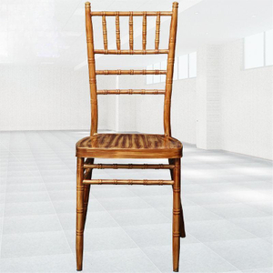 Metal Imitation Wood Bamboo Cadeir