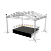 Iluminação de alumínio Estrutura de treliça de telhado quadrado para o evento Parte 8x8x6m