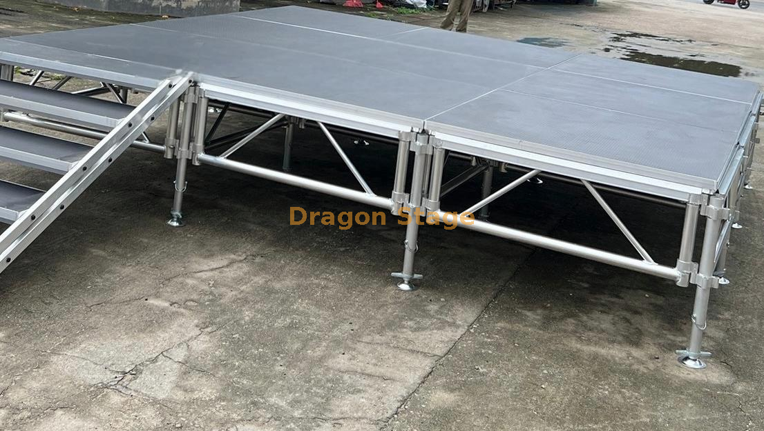 Sistema portátil reciclável 17.08x8.54m do fardo da plataforma da fase da fase do evento