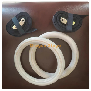Ninja Track Challenge Wooden Gymnastics Rings