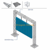 Tela LED Carregamento pesado Trels de meta global 4x4m