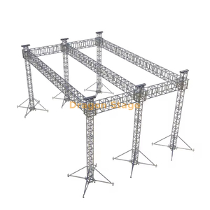 Sistema de treliça de telhado de palco de alumínio para serviço pesado de 25x14x12m (altura de 12m, treliça de torneira de grande extensão)