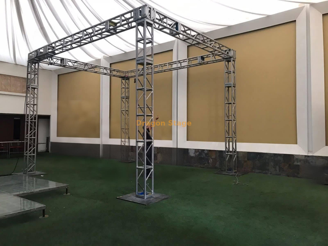 Treliça de parafuso de alumínio Thomas Treus de 12 polegadas para iluminação de eventos