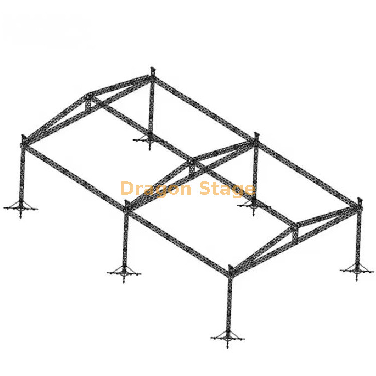 20x15x10m Sistema de treliça de telhado de inclinação móvel para eventos