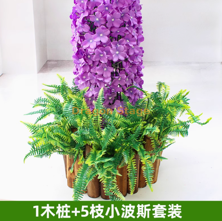 翠绿色 木桩 +5 枝小波斯