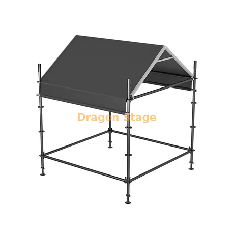 Cabine de console profissional Ringlock FOH – Estação de controle de som e iluminação para serviços pesados