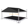 Desempenho de ginásio ao ar livre treliça triangular de telhado 10x8x5m
