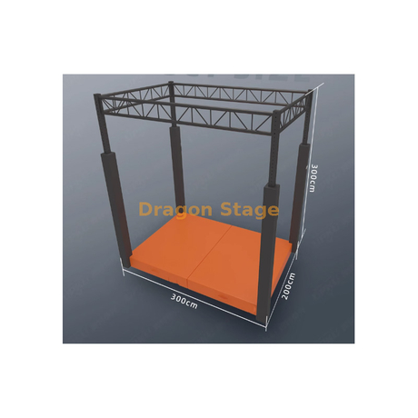 Base de gaiola em tubo de aço duplo Ringlock Ninja