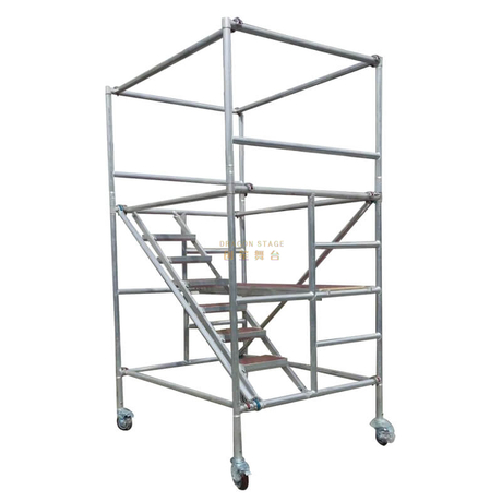 Planto Mobile Tower Double Slaffolding com escada de 45 graus