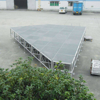Sistema de plataforma de palco personalizado