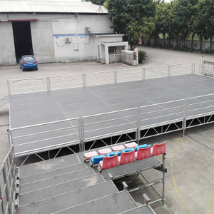 Palco externo portátil de alumínio para equipamento de palco de eventos 9x6m