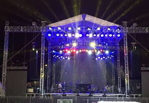 O fardo exterior da iluminação do evento do fardo da fase do concerto usou o fardo de alumínio