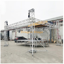 Estrutura de treliça de palco de alumínio mais selecionada básica 6x6x4m
