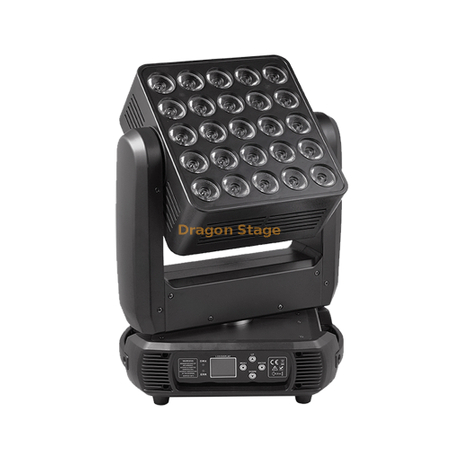 25 x 12W RGBW LED 300W Baça de movimento 2512 MB RGBW Controle de pixel