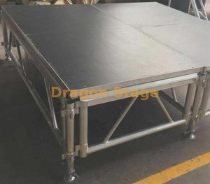 Plataforma de pista de pódios de esportes e entretenimento Podium Weddings Plataforma de preparação de pistas 18.3x4.88m