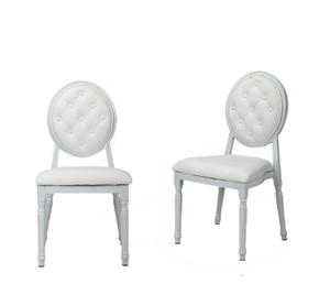 Cadeiras de jantar em estilo europeu, cadeiras de jantar de metal vintage, hotéis, cadeiras de alumínio redondo, hotéis, cafés, restaurantes, mesas e cadeiras por atacado