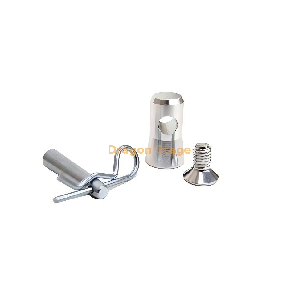 Meio acoplador cônico de alumínio e acoplador de conexão cônico para fardo F14 100x100mm