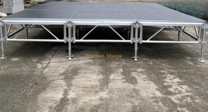 4x4ft concertos de casamento pódio de palco da igreja 14.64x8.54m