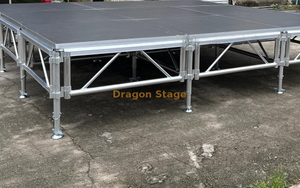 Plataforma portátil de alumínio Plataforma de treliça Altura ajustável 15.86x8.54m