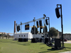 Tela de LED de alumínio e treliça de torneira de alto -falante 14x8m