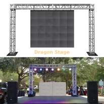 Trelida de parafuso pendurada de LED Secaff Systems de suporte de parede de vídeo 6x6m